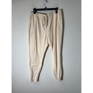 Wanliss Off White Pull On Sweat Pants Sz XXL
